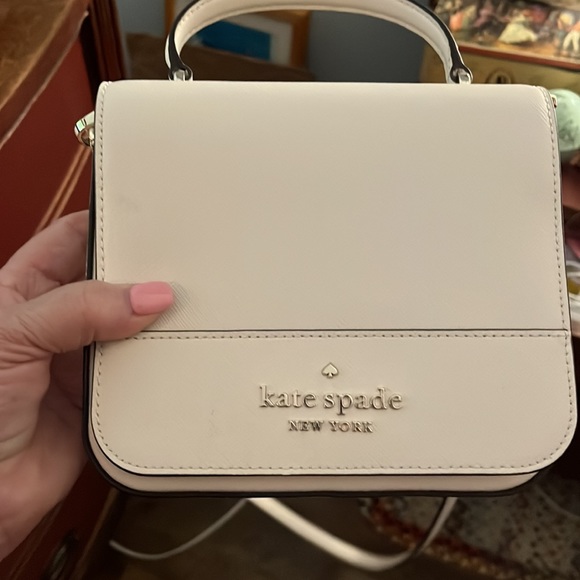 kate spade Bags Kate Spade Off White Satchelcrossbody New Bag 7 By